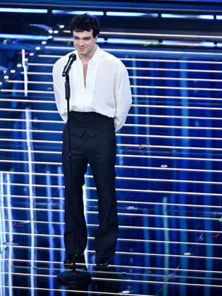 Sanremo, 76th Italian Song Festival. First Night. Pictured: Leo Gassmann.  Copyright: xMaurizioxD Avanzox xipa-agency.netx xPoolxSanremox02x IPA_Agency_IPA71989078