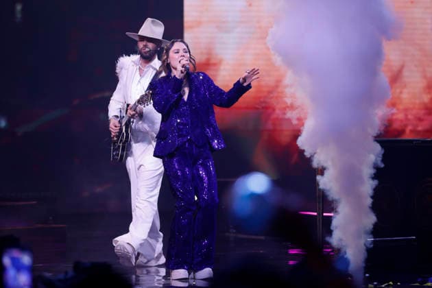 Vina del Mar, February 24, 2026 The duo Jesse y Joy performs at the Vina del Mar 2026 Festival during the third night of the event Sebastian Cisternas Aton Chile, Vina del Mar Chile Aton 1128094  Copyright: SEBASTIANxCISTERNAS xATONxCHILE