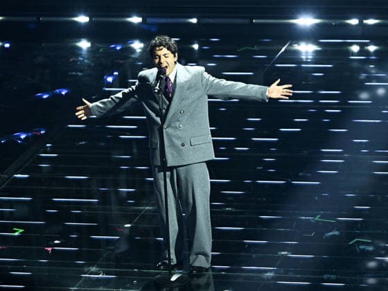 Sanremo, 76th Italian Song Festival. First Night. Pictured: Fulminacci.  Copyright: xMaurizioxD Avanzox xipa-agency.netx xPoolxSanremox02x IPA_Agency_IPA71990859