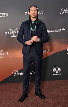 ˜Marshals™ Los Angeles Premiere Tatanka Means arriving to the Los Angeles premiere of CBS™s Marshals held at the Autry Museum of the American West on February 24, 2026 in Los Angeles, Ca. Los Angeles Autry Museum of the American West California USA Copyright: xLisaxOConnor xAFF-USA.COMx