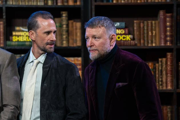 February 24, 2026, London, United Kingdom: Joseph Fiennes and Guy Ritchie attend the Young Sherlock World Premiere at Queen Elizabeth Hall. London United Kingdom - ZUMAs197 20260224_aaa_s197_218 Copyright: xLounisxTiarx