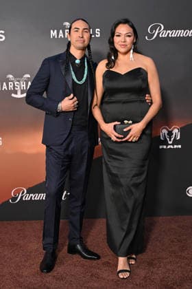 Entertainment Bilder des Tages #2 ˜Marshals™ Los Angeles Premiere Tatanka Means and Christine Means arriving to the Los Angeles premiere of CBS™s Marshals? held at the Autry Museum of the American West on February 24, 2026 in Los Angeles, Ca. Los Angeles Autry Museum of the American Wes California USA Copyright: xLISAxOConnor xAFF-USA.COMx