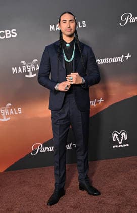 ˜Marshals™ Los Angeles Premiere Tatanka Means arriving to the Los Angeles premiere of CBS™s Marshals held at the Autry Museum of the American West on February 24, 2026 in Los Angeles, Ca. Los Angeles Autry Museum of the American West California USA Copyright: xLISAxOConnor xAFF-USA.COMx