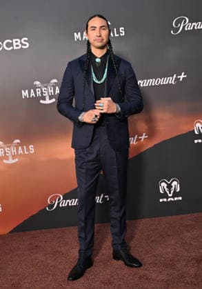 ˜Marshals™ Los Angeles Premiere Tatanka Means arriving to the Los Angeles premiere of CBS™s Marshals held at the Autry Museum of the American West on February 24, 2026 in Los Angeles, Ca. Los Angeles Autry Museum of the American West California USA Copyright: xLISAxOConnor xAFF-USA.COMx
