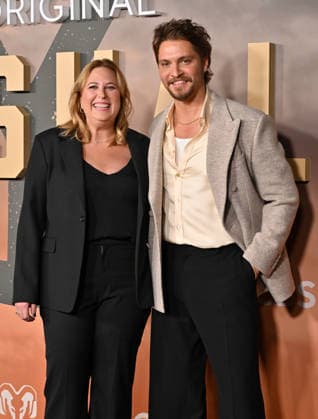 ˜Marshals™ Los Angeles Premiere Amy Reisenbach and Luke Grimes arriving to the Los Angeles premiere of CBS™s Marshals held at the Autry Museum of the American West on February 24, 2026 in Los Angeles, Ca. Los Angeles Autry Museum of the American Wes California USA Copyright: xLISAxOConnor xAFF-USA.COMx