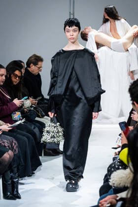 Casa Preti fashion show during the Milan Fashion Week - Womenswear Fall Winter 2026 2027 in Milan, Italy, on 24 February 2026. A model walks the runway at Casa Preti fashion show during the Milan Fashion Week - Womenswear Fall Winter 2026 2027 in Milan, Italy, on 24 February 2026., Credit:Stefano Costantino TTL Avalon Italy, Milan  Copyright: xStefanoxCostantinoxTTLx xAvalonx 1078011798