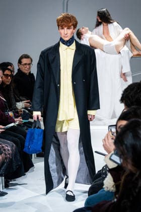 Casa Preti fashion show during the Milan Fashion Week - Womenswear Fall Winter 2026 2027 in Milan, Italy, on 24 February 2026. A model walks the runway at Casa Preti fashion show during the Milan Fashion Week - Womenswear Fall Winter 2026 2027 in Milan, Italy, on 24 February 2026., Credit:Stefano Costantino TTL Avalon Italy, Milan  Copyright: xStefanoxCostantinoxTTLx xAvalonx 1078011903