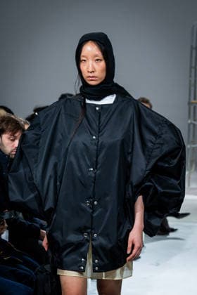 Casa Preti fashion show during the Milan Fashion Week - Womenswear Fall Winter 2026 2027 in Milan, Italy, on 24 February 2026. A model walks the runway at Casa Preti fashion show during the Milan Fashion Week - Womenswear Fall Winter 2026 2027 in Milan, Italy, on 24 February 2026., Credit:Stefano Costantino TTL Avalon Italy, Milan  Copyright: xStefanoxCostantinoxTTLx xAvalonx 1078011940