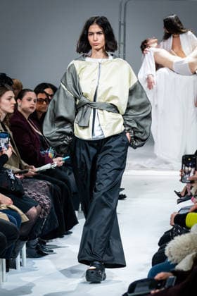 Casa Preti fashion show during the Milan Fashion Week - Womenswear Fall Winter 2026 2027 in Milan, Italy, on 24 February 2026. A model walks the runway at Casa Preti fashion show during the Milan Fashion Week - Womenswear Fall Winter 2026 2027 in Milan, Italy, on 24 February 2026., Credit:Stefano Costantino TTL Avalon Italy, Milan  Copyright: xStefanoxCostantinoxTTLx xAvalonx 1078012058