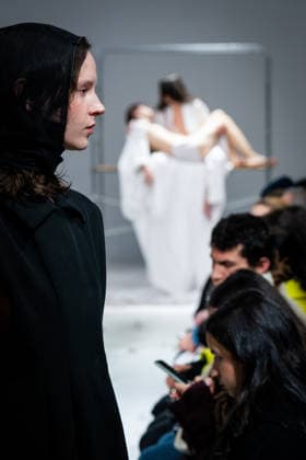 Casa Preti fashion show during the Milan Fashion Week - Womenswear Fall Winter 2026 2027 in Milan, Italy, on 24 February 2026. A model walks the runway at Casa Preti fashion show during the Milan Fashion Week - Womenswear Fall Winter 2026 2027 in Milan, Italy, on 24 February 2026., Credit:Stefano Costantino TTL Avalon Italy, Milan  Copyright: xStefanoxCostantinoxTTLx xAvalonx 1078012277