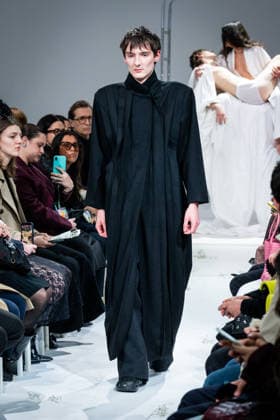 Casa Preti fashion show during the Milan Fashion Week - Womenswear Fall Winter 2026 2027 in Milan, Italy, on 24 February 2026. A model walks the runway at Casa Preti fashion show during the Milan Fashion Week - Womenswear Fall Winter 2026 2027 in Milan, Italy, on 24 February 2026., Credit:Stefano Costantino TTL Avalon Italy, Milan  Copyright: xStefanoxCostantinoxTTLx xAvalonx 1078012336