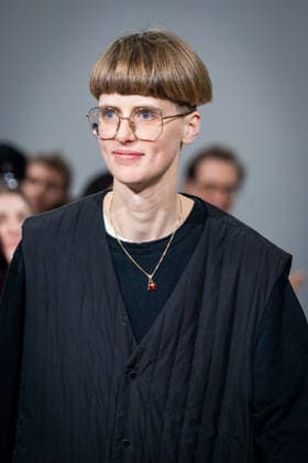 Casa Preti fashion show during the Milan Fashion Week - Womenswear Fall Winter 2026 2027 in Milan, Italy, on 24 February 2026. A model walks the runway at Casa Preti fashion show during the Milan Fashion Week - Womenswear Fall Winter 2026 2027 in Milan, Italy, on 24 February 2026., Credit:Stefano Costantino TTL Avalon Italy, Milan  Copyright: xStefanoxCostantinoxTTLx xAvalonx 1078012455