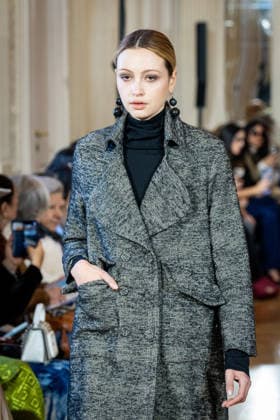 Martino Midali Womenswear Fall Winter 2026 2027 in Milan, Italy, on 24 February 2026 A model walks the runway at Martino Midali fashion show during the Milan Fashion Week - Womenswear Fall Winter 2026 2027 in Milan, Italy, on 24 February 2026., Credit:Stefano Costantino TTL Avalon Italy, Milan  Copyright: xStefanoxCostantinoxTTLx xAvalonx 1078023718