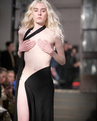 February 24, 2026, Milan, Lombardy, Italy: Designer Max Zara Sterck presents her latest collection during a fashion show at Fondazione Sozzani in Milan, Italy, on February 24, 2026. The presentation took place during Milan Fashion Week and featured the unveiling of the designerÃ¢â‚¬â ¢s new creations on the runway. Milan Italy  - ZUMAp285 20260224_zep_p285_002 Copyright: xGennaroxPiscopox