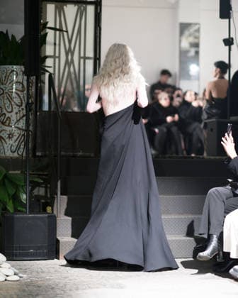 February 24, 2026, Milan, Lombardy, Italy: Designer Max Zara Sterck presents her latest collection during a fashion show at Fondazione Sozzani in Milan, Italy, on February 24, 2026. The presentation took place during Milan Fashion Week and featured the unveiling of the designerÃ¢â‚¬â ¢s new creations on the runway. Milan Italy  - ZUMAp285 20260224_zep_p285_003 Copyright: xGennaroxPiscopox