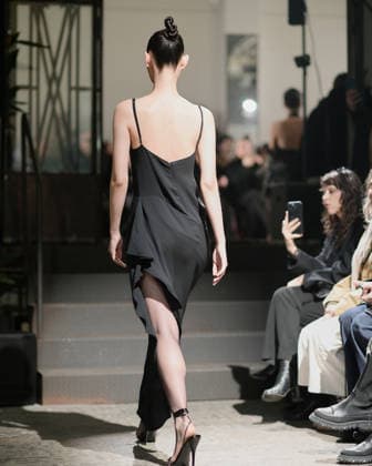 February 24, 2026, Milan, Lombardy, Italy: Designer Max Zara Sterck presents her latest collection during a fashion show at Fondazione Sozzani in Milan, Italy, on February 24, 2026. The presentation took place during Milan Fashion Week and featured the unveiling of the designerÃ¢â‚¬â ¢s new creations on the runway. Milan Italy  - ZUMAp285 20260224_zep_p285_011 Copyright: xGennaroxPiscopox