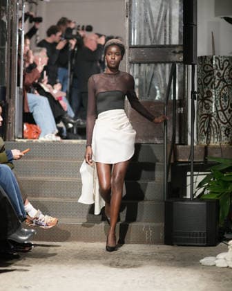 February 24, 2026, Milan, Lombardy, Italy: Designer Max Zara Sterck presents her latest collection during a fashion show at Fondazione Sozzani in Milan, Italy, on February 24, 2026. The presentation took place during Milan Fashion Week and featured the unveiling of the designerÃ¢â‚¬â ¢s new creations on the runway. Milan Italy  - ZUMAp285 20260224_zep_p285_030 Copyright: xGennaroxPiscopox