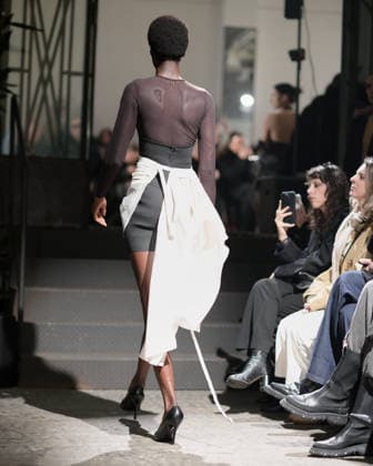 February 24, 2026, Milan, Lombardy, Italy: Designer Max Zara Sterck presents her latest collection during a fashion show at Fondazione Sozzani in Milan, Italy, on February 24, 2026. The presentation took place during Milan Fashion Week and featured the unveiling of the designerÃ¢â‚¬â ¢s new creations on the runway. Milan Italy  - ZUMAp285 20260224_zep_p285_033 Copyright: xGennaroxPiscopox