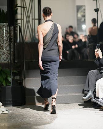 February 24, 2026, Milan, Lombardy, Italy: Designer Max Zara Sterck presents her latest collection during a fashion show at Fondazione Sozzani in Milan, Italy, on February 24, 2026. The presentation took place during Milan Fashion Week and featured the unveiling of the designerÃ¢â‚¬â ¢s new creations on the runway. Milan Italy  - ZUMAp285 20260224_zep_p285_042 Copyright: xGennaroxPiscopox