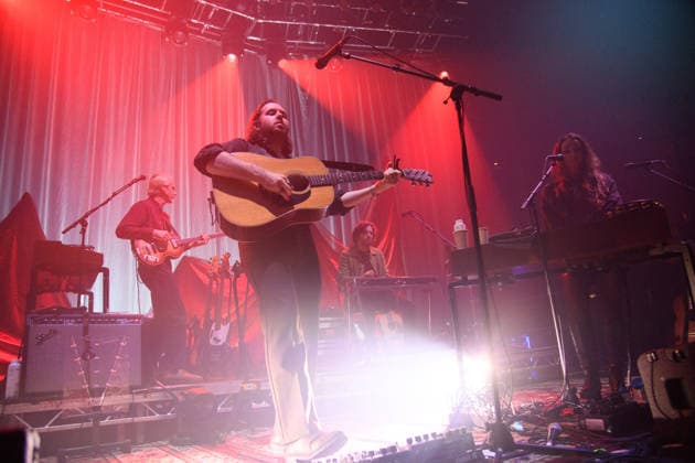 The Paper Kites Perform at The Roundhouse, London Bassist Sam Rasmussen, Lead singer guitarist Sam Bentley and guitarist Christina Lacy of Australian folk rock band The Paper Kites performs at The Roundhouse, London, England, UK on Tuesday 24 February 2026 as part of their If you Go There I Hope You Find It Tour., Credit:Justin Ng Avalon UK, England, London, The Roundhouse  Copyright: xJustinxNgx xAvalonx 1078023382