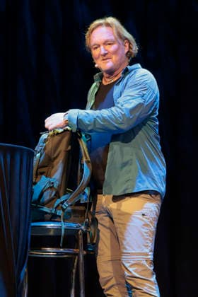 Andreas Kieling mit seinem Programm Mein Leben mit den wilden Tieren im Theater am Tanzbrunnen. Köln, 24.02.2026