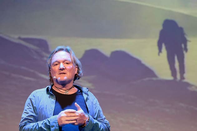 Andreas Kieling mit seinem Programm Mein Leben mit den wilden Tieren im Theater am Tanzbrunnen. Köln, 24.02.2026