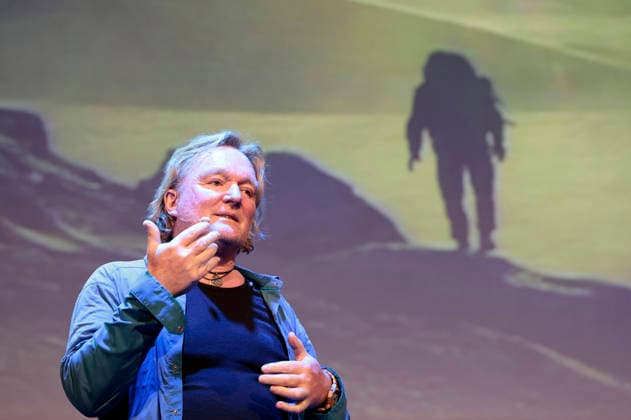 Andreas Kieling mit seinem Programm Mein Leben mit den wilden Tieren im Theater am Tanzbrunnen. Köln, 24.02.2026