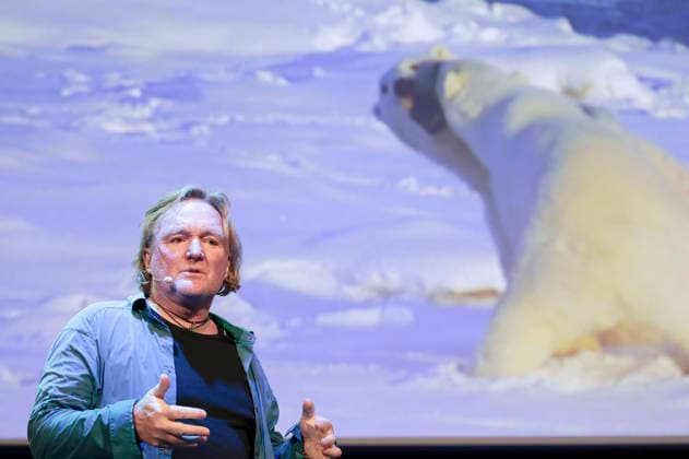 Andreas Kieling mit seinem Programm Mein Leben mit den wilden Tieren im Theater am Tanzbrunnen. Köln, 24.02.2026