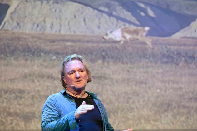 Andreas Kieling mit seinem Programm Mein Leben mit den wilden Tieren im Theater am Tanzbrunnen. Köln, 24.02.2026