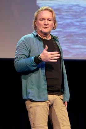 Andreas Kieling mit seinem Programm Mein Leben mit den wilden Tieren im Theater am Tanzbrunnen. Köln, 24.02.2026