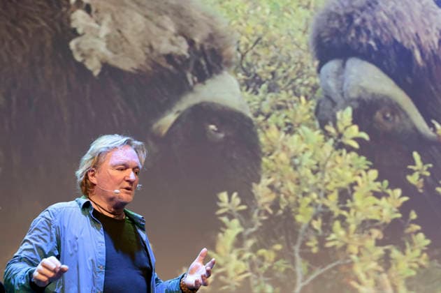Andreas Kieling mit seinem Programm Mein Leben mit den wilden Tieren im Theater am Tanzbrunnen. Köln, 24.02.2026