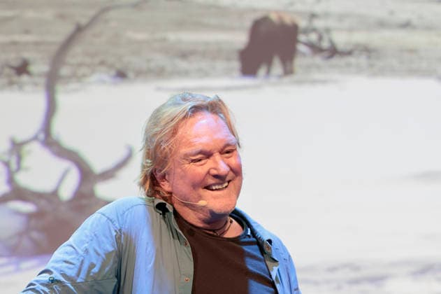 Andreas Kieling mit seinem Programm Mein Leben mit den wilden Tieren im Theater am Tanzbrunnen. Köln, 24.02.2026