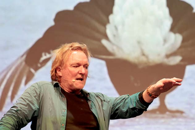 Andreas Kieling mit seinem Programm Mein Leben mit den wilden Tieren im Theater am Tanzbrunnen. Köln, 24.02.2026