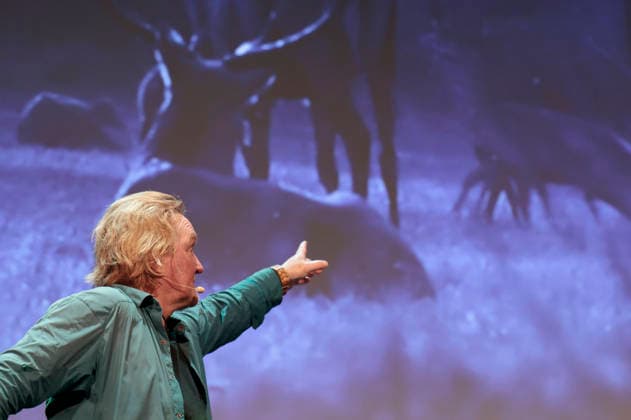 Andreas Kieling mit seinem Programm Mein Leben mit den wilden Tieren im Theater am Tanzbrunnen. Köln, 24.02.2026
