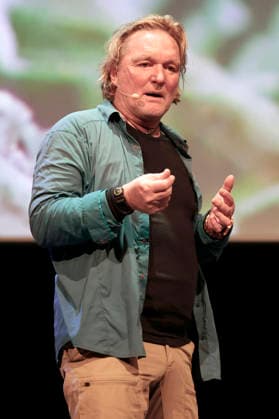 Andreas Kieling mit seinem Programm Mein Leben mit den wilden Tieren im Theater am Tanzbrunnen. Köln, 24.02.2026