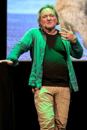 Andreas Kieling mit seinem Programm Mein Leben mit den wilden Tieren im Theater am Tanzbrunnen. Köln, 24.02.2026
