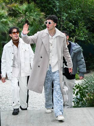 Sanremo, 76th Italian Song Festival - Day 2 - Arrivals at Villa Nobel - Pictured: Lda and Aka 7even  Copyright: xSimonexComix xipa-agency.netx xPoolxSanremox02x IPA_Agency_IPA72003010