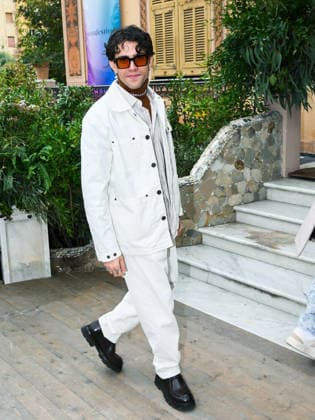 Sanremo, 76th Italian Song Festival - Day 2 - Arrivals at Villa Nobel - Pictured: Aka 7even  Copyright: xSimonexComix xipa-agency.netx xPoolxSanremox02x IPA_Agency_IPA72003029
