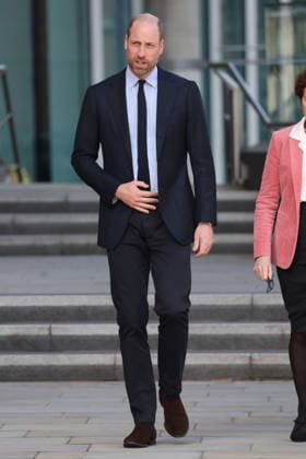 . 25 02 2026. London, United Kingdom. Prince William leaving the Francis Crick Institute in London.  xStephenxLockx xi-Imagesx IIM-26593-0003