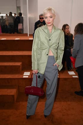 Milan, Milan Women s Fashion Week Fall Winter 2026 27 - Women s Fashion, Fall Winter 2026 27 - Jil Sander fashion show - Front Row in the photo: Pom Klementieff  Copyright: xSimonaxChiocciax xipa-agency.netx xFotosickix IPA_Agency_IPA72007683