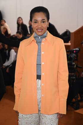 Milan, Milan Women s Fashion Week Fall Winter 2026 27 - Women s Fashion, Fall Winter 2026 27 - Jil Sander fashion show - Front Row in the photo: Tamu McPherson  Copyright: xSimonaxChiocciax xipa-agency.netx xFotosickix IPA_Agency_IPA72007724