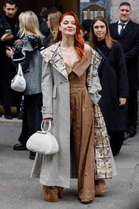 Antonio Marras - Guest arrival - Milan Fashion Week - Womenswear Fall Winter 2026 2027 MILAN, ITALY - FEBRUARY 25: Noenie is seen outside Antonio Marras show during the Milan Fashion Week - Womenswear Fall Winter 2026 2027 on February 25, 2026 in Milan, Italy. Photo by Marco Piovanotto Abacapress.com  Copyright: xPiovanottoxMarco ABACAx