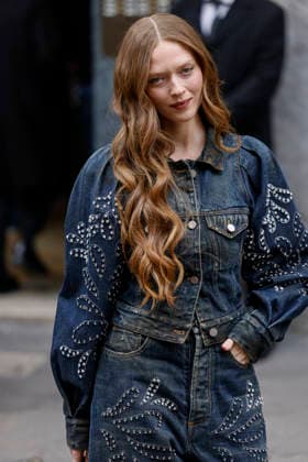 Antonio Marras - Guest arrival - Milan Fashion Week - Womenswear Fall Winter 2026 2027 MILAN, ITALY - FEBRUARY 25: Larsen Thomson is seen outside Antonio Marras show during the Milan Fashion Week - Womenswear Fall Winter 2026 2027 on February 25, 2026 in Milan, Italy. Photo by Marco Piovanotto Abacapress.com  Copyright: xPiovanottoxMarco ABACAx