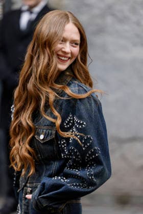 Antonio Marras - Guest arrival - Milan Fashion Week - Womenswear Fall Winter 2026 2027 MILAN, ITALY - FEBRUARY 25: Larsen Thomson is seen outside Antonio Marras show during the Milan Fashion Week - Womenswear Fall Winter 2026 2027 on February 25, 2026 in Milan, Italy. Photo by Marco Piovanotto Abacapress.com  Copyright: xPiovanottoxMarco ABACAx