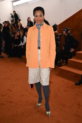 Milan, Milan Women s Fashion Week Fall Winter 2026 27 - Women s Fashion, Fall Winter 2026 27 - Jil Sander fashion show - Front Row in the photo: Tamu McPherson  Copyright: xSimonaxChiocciax xipa-agency.netx xFotosickix IPA_Agency_IPA72007718