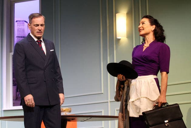 Jan Sosniok und Marisa Burger bei der Probe zum Theaterstueck Kleine Verbrechen unter Liebenden am 25.02.2026 in der Komoedie Winterhuder Faehrhaus in Hamburg Kleine Verbrechen unter Liebenden zwischen Jan Sosniok & Marisa Burger im Theater in Hamburg