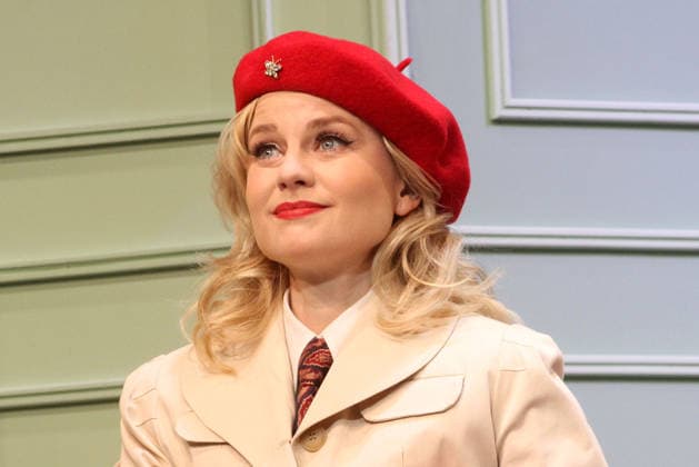 Henrike Fehrs, die Schauspielerin auf der Buehne bei der Probe zum Theaterstueck Kleine Verbrechen unter Liebenden am 25.02.2026 in der Komoedie Winterhuder Faehrhaus in Hamburg Kleine Verbrechen unter Liebenden zwischen Jan Sosniok & Marisa Burger im Theater in Hamburg