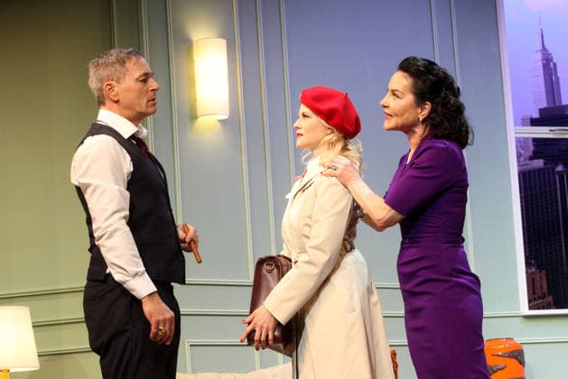 Jan Sosniok, Henrike Fehrs und Marisa Burger bei der Probe zum Theaterstueck Kleine Verbrechen unter Liebenden am 25.02.2026 in der Komoedie Winterhuder Faehrhaus in Hamburg Kleine Verbrechen unter Liebenden zwischen Jan Sosniok & Marisa Burger im Theater in Hamburg