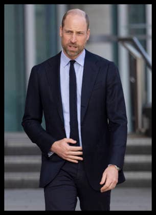 . 25 02 2026. London, United Kingdom. Prince William leaving the Francis Crick Institute in London.  xStephenxLockx xi-Imagesx IIM-26593-0012