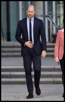. 25 02 2026. London, United Kingdom. Prince William leaving the Francis Crick Institute in London.  xStephenxLockx xi-Imagesx IIM-26593-0015